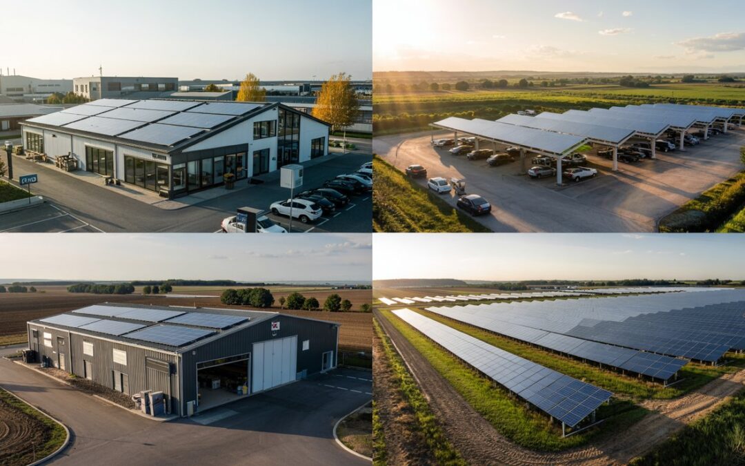 Types d’installations solaires pour entreprises : conseils et solutions